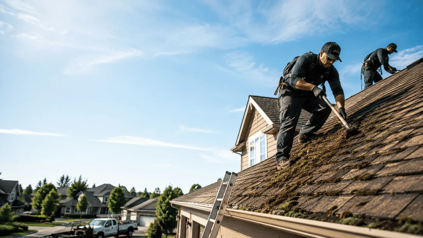 Roof Moss Removal in Paradise, MI near me